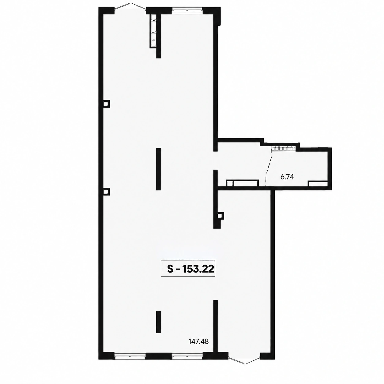 Планировка Светский лес 153,22 м²