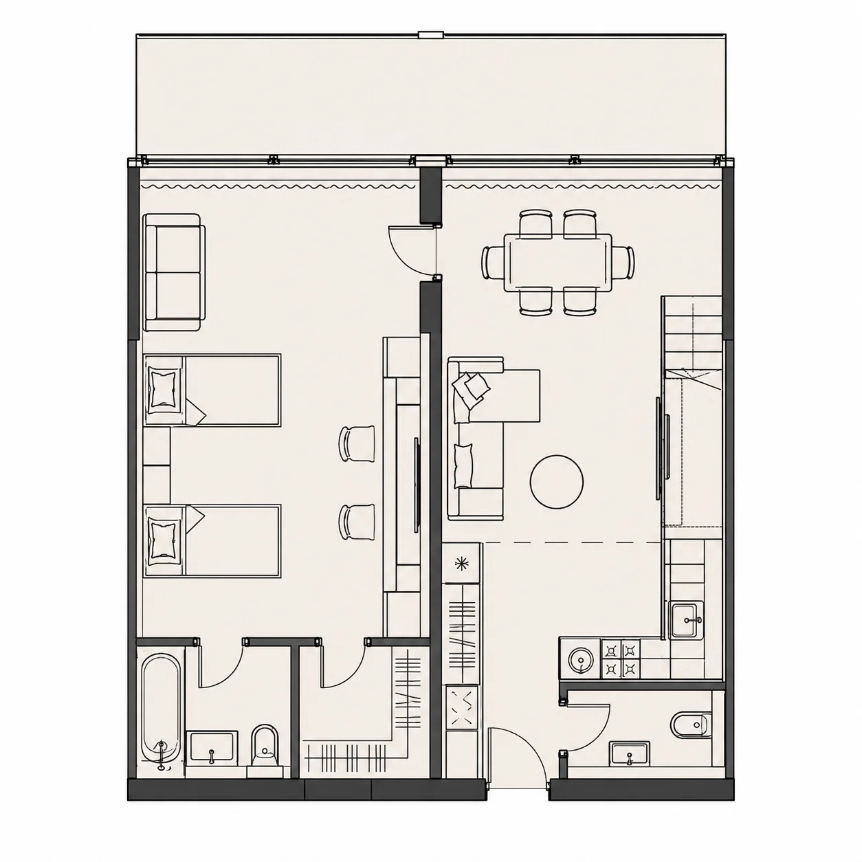 Планировка Поляна Пик 149,2 м²