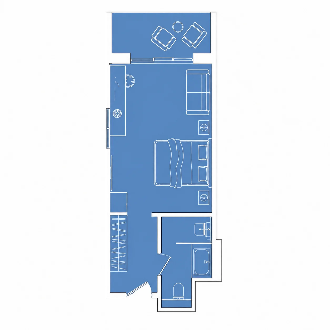 Планировка Alean Select Montvert 32 м²